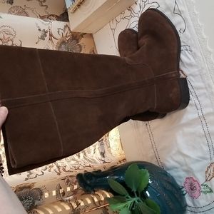 Torrid wide calf suede boots